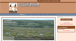 Desktop Screenshot of fossilbasin.org